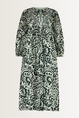Poplin jurk met print Anzio Max Mara Weekend