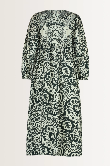 Poplin jurk met print Anzio Max Mara Weekend