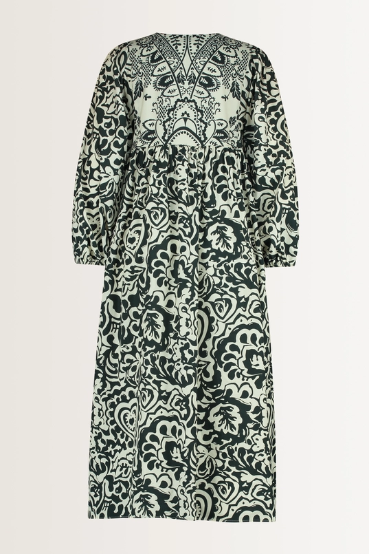 Poplin jurk met print Anzio Max Mara Weekend