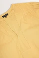 Poplintop met geborduurde details