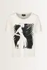Print T-shirt met korte mouwen Monari