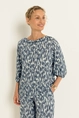 Print top met zachte plooival