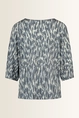 Print top met zachte plooival