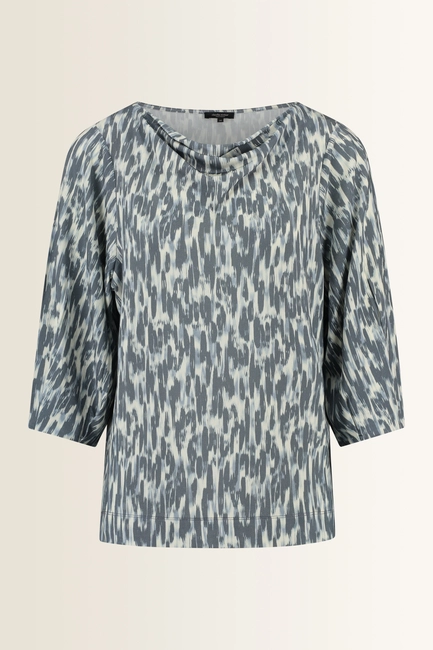 Print top met zachte plooival