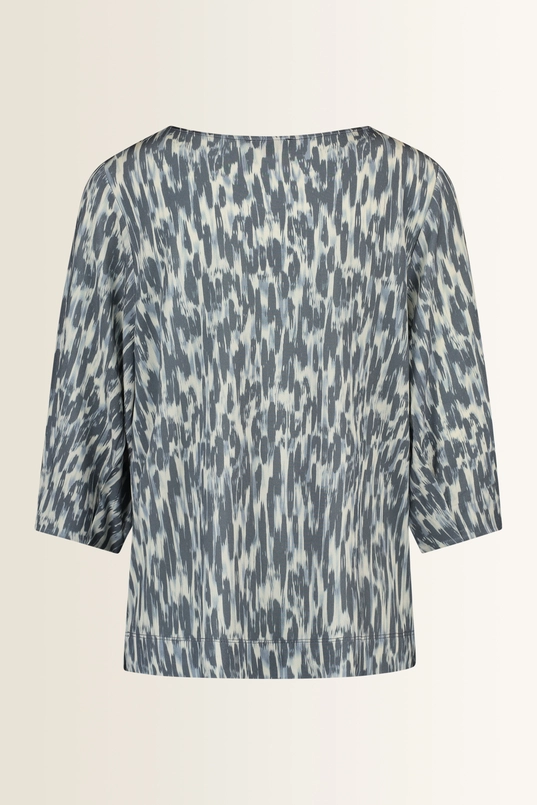 Print top met zachte plooival