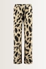 Pull-on pantalon luipaardprint