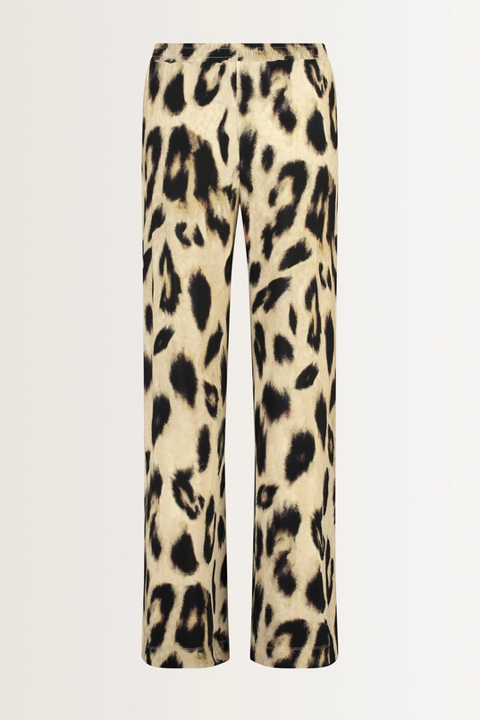 Pull-on pantalon luipaardprint