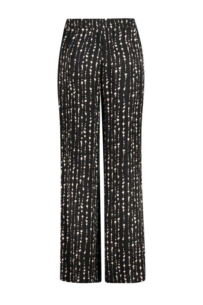 Pull-on pantalon met print