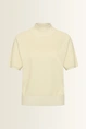 Pullover cotton viscose Lurex short sleeves