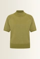 Pullover cotton viscose Lurex short sleeves
