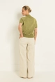 Pullover cotton viscose Lurex short sleeves