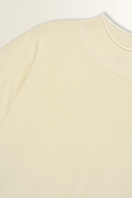 Pullover cotton viscose Lurex short sleeves