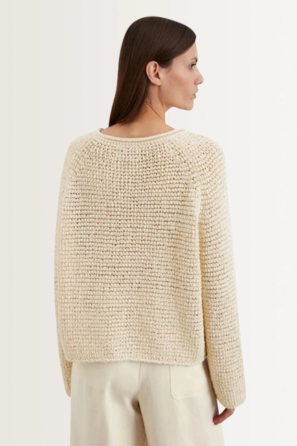 Pullover, longsleeve, boat-neck