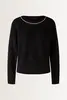 Pullover met contrasterende details OUI