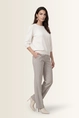 Pullover met ribgebreide boorden Monari