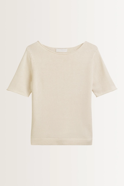 Pullover, short sleeve, roundneck