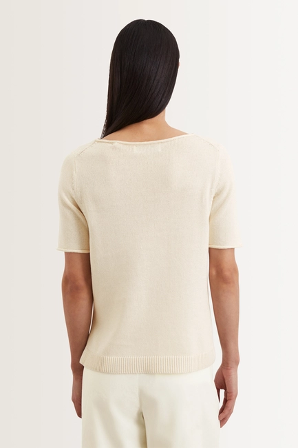 Pullover, short sleeve, roundneck