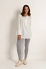 Punto stretch legging met persvouw
