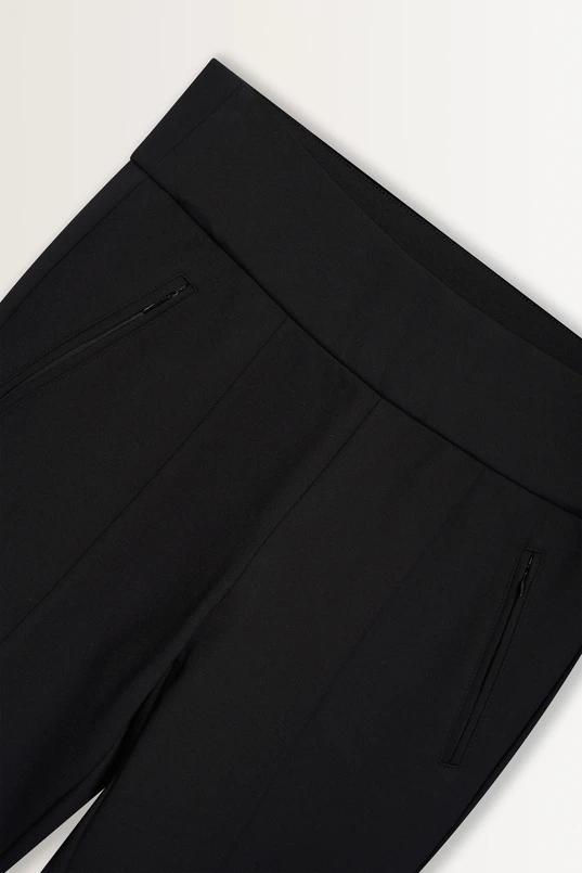 Punto stretch legging met persvouw