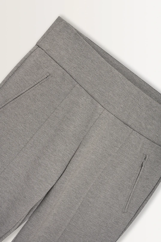 Punto stretch legging met persvouw