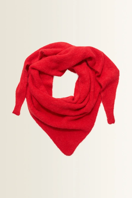 Puntshawl van zachte alpacamix