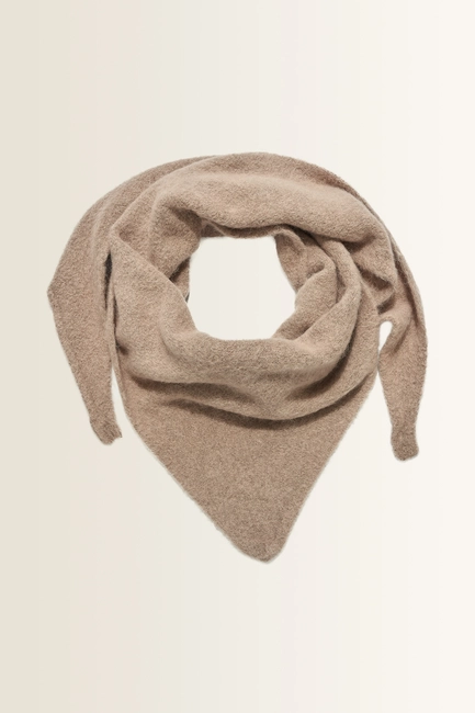 Puntshawl van zachte alpacamix