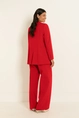 Rechte blazer in wolmix