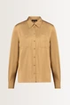 Rechte blouse met borstzakken