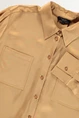 Rechte blouse met borstzakken