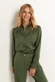 Rechte blouse met borstzakken