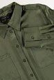 Rechte blouse met borstzakken