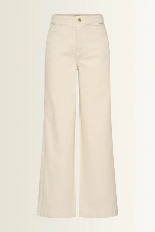 Rechte jeans met subtiel paneeleffect