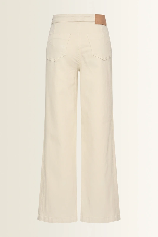 Rechte jeans met subtiel paneeleffect