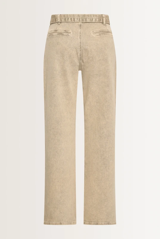 Rechte jeans subtiele wassing