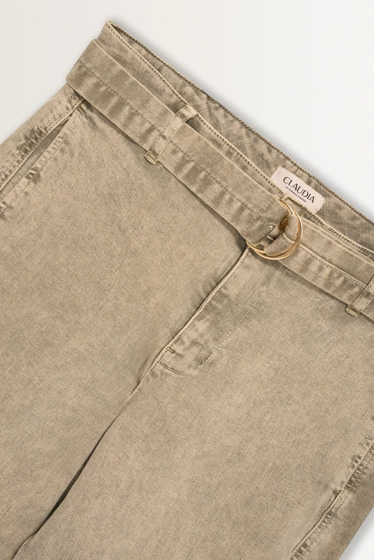 Rechte jeans subtiele wassing