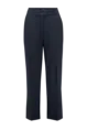 Rechte pantalon met knoopdetail