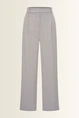 Rechte pantalon met krijtstreep