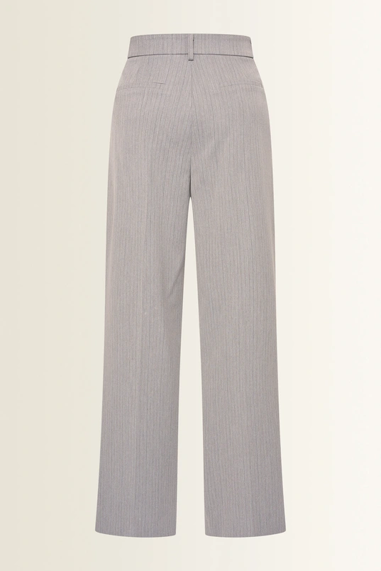 Rechte pantalon met krijtstreep