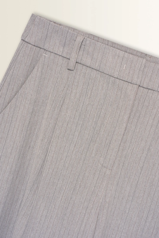Rechte pantalon met krijtstreep