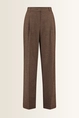 Rechte pantalon met lurexstreep