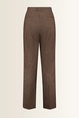 Rechte pantalon met lurexstreep