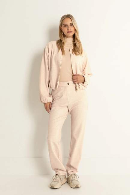 Rechte pantalon met stretch