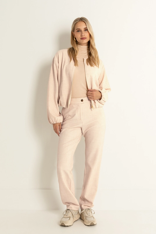 Rechte pantalon met stretch