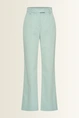Rechte pantalon met zijsplitten