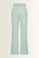 Rechte pantalon met zijsplitten