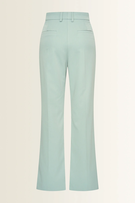 Rechte pantalon met zijsplitten