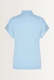 Rechtvallende blouse met knoopsluiting