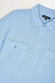 Rechtvallende blouse met knoopsluiting