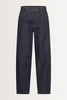 Relaxed fit barrel leg jeans
