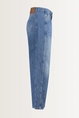 Relaxed fit barrel leg jeans